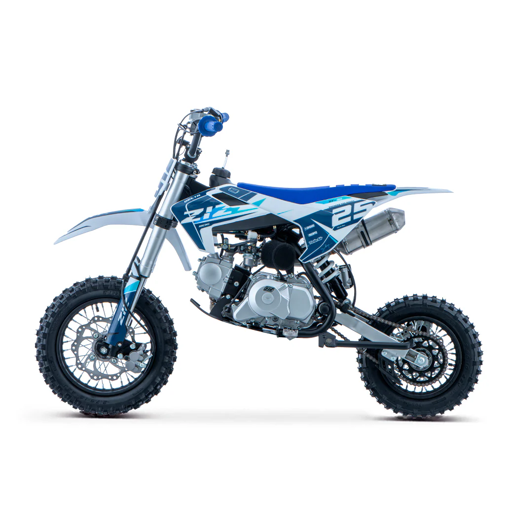 PIT BIKE 90CC 4T AUTOMATICO 12/10 DELTA ZIZ RACING - Imagen 5