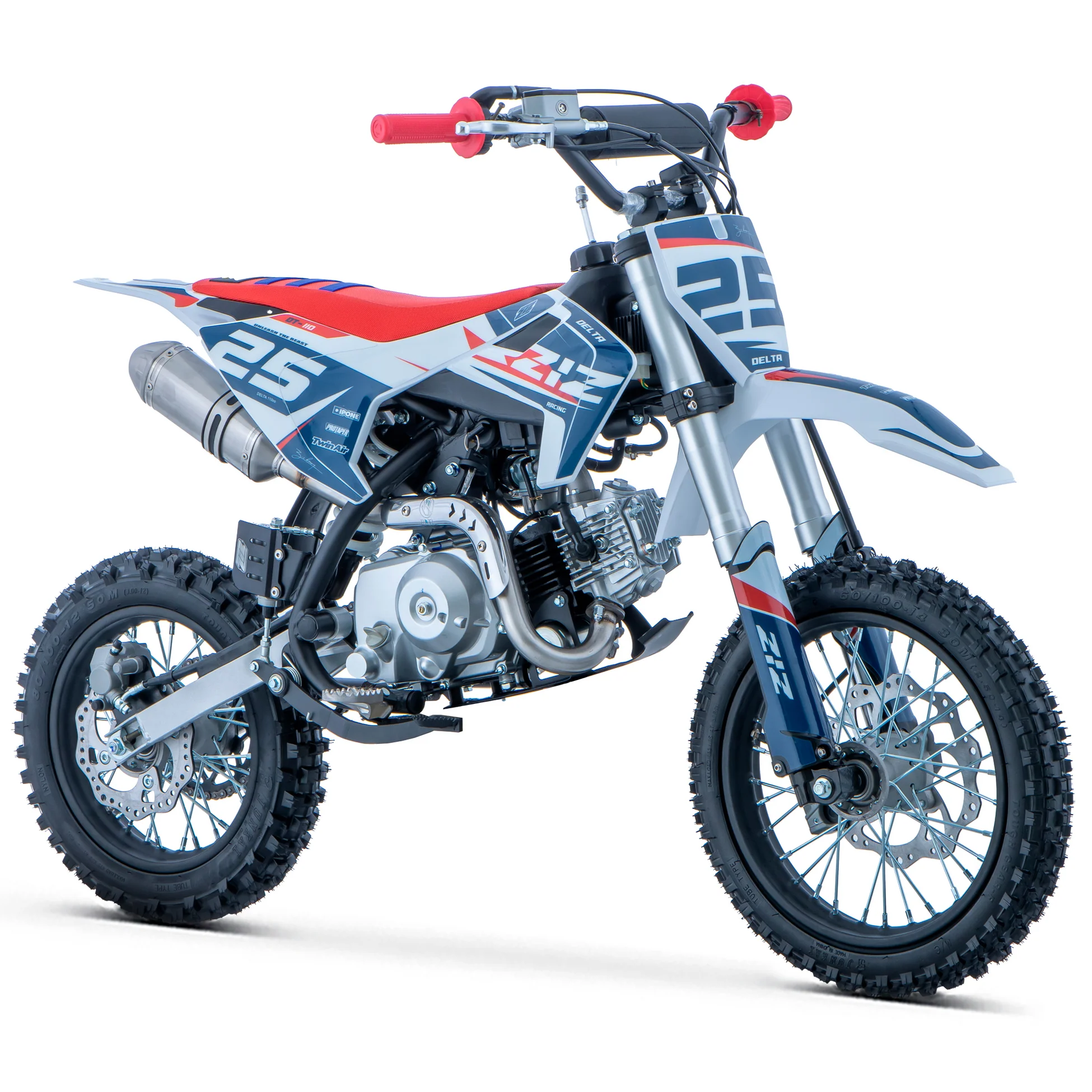 PIT BIKE 110CC 4T AUTOMATICO 14/12 DELTA ZIZRACING - Imagen 10