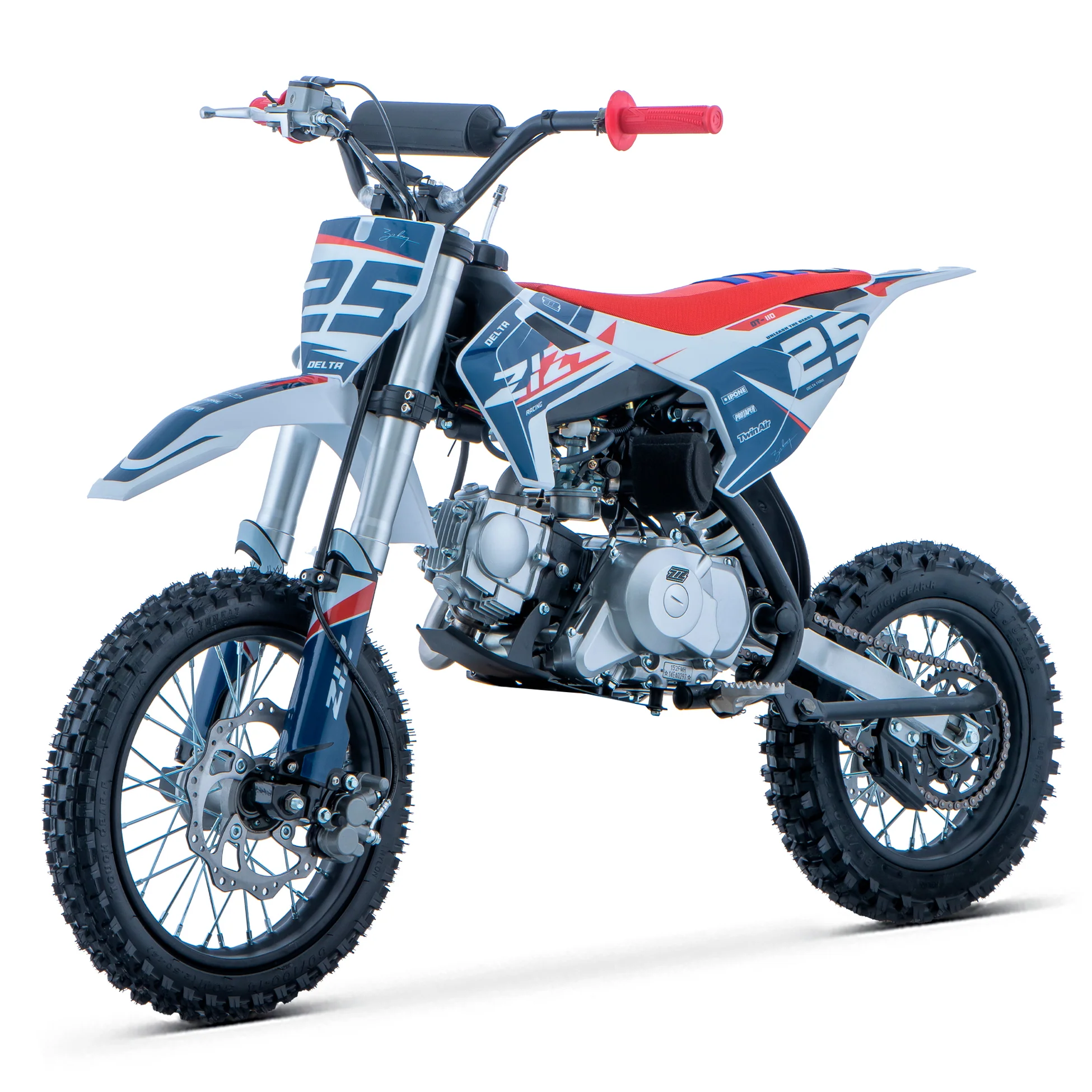 PIT BIKE 110CC 4T AUTOMATICO 14/12 DELTA ZIZRACING - Imagen 7