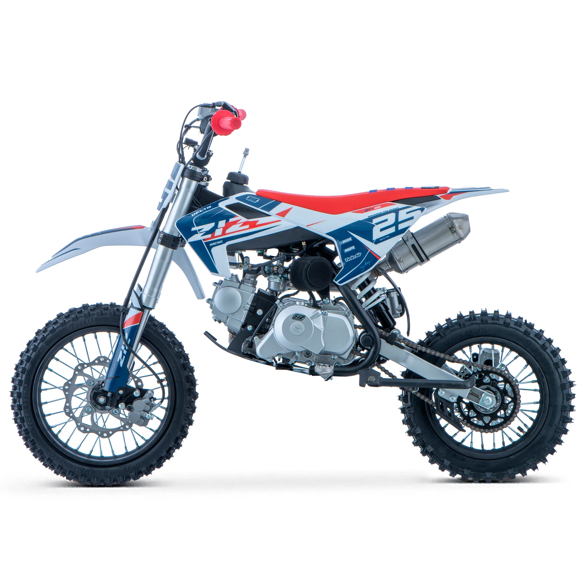 PIT BIKE 110CC 4T AUTOMATICO 14/12 DELTA ZIZRACING - Imagen 8