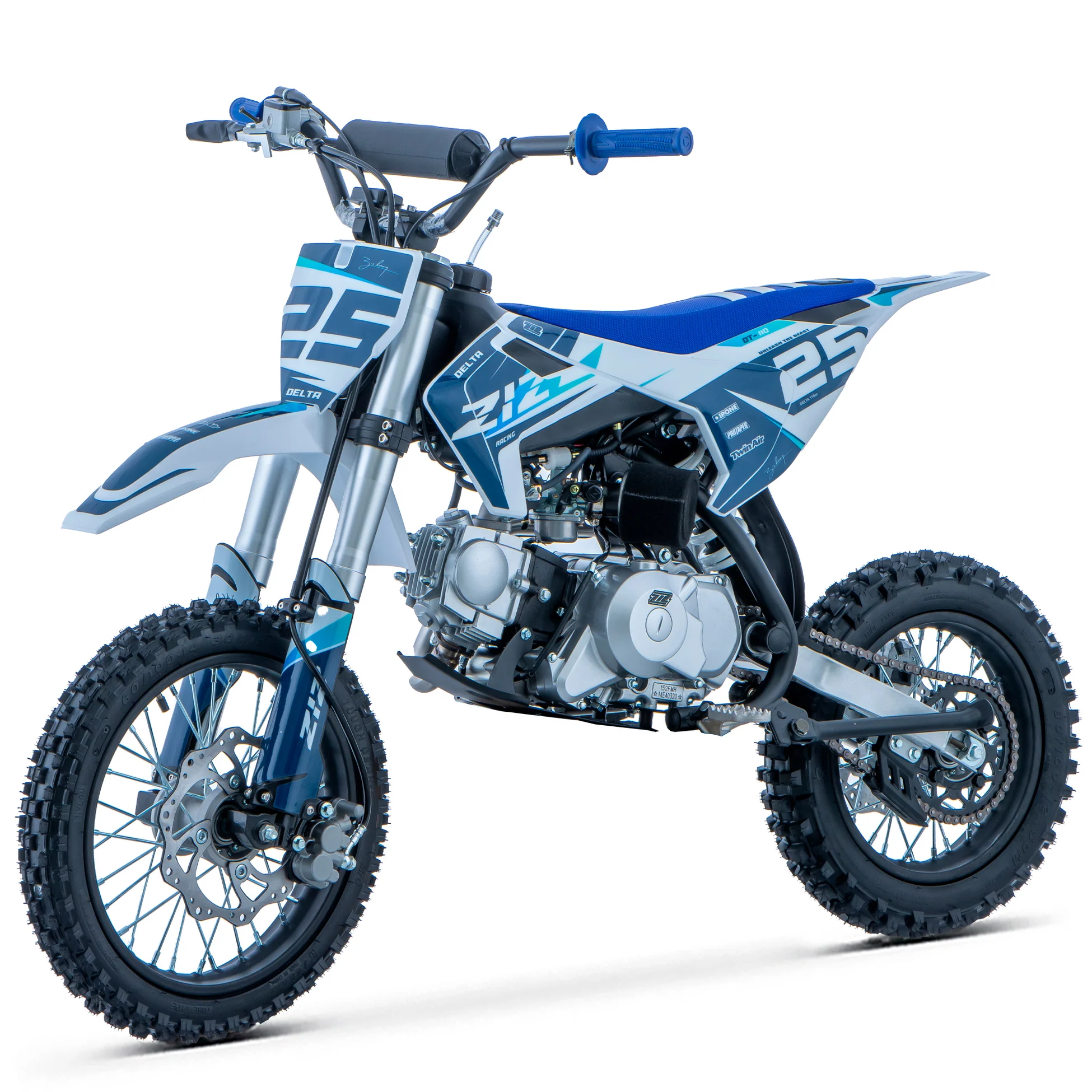 PIT BIKE 110CC 4T AUTOMATICO 14/12 DELTA ZIZRACING - Imagen 2