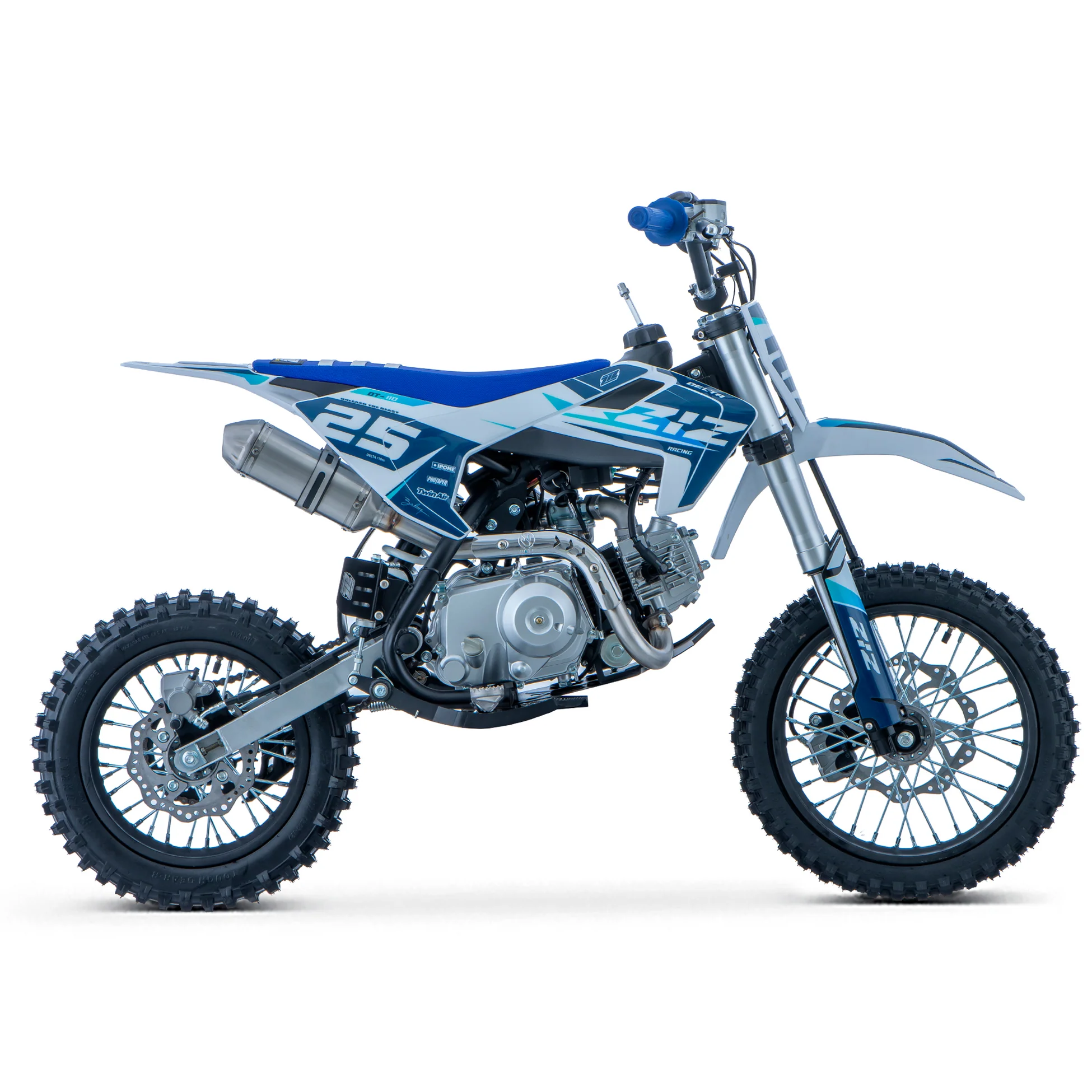 PIT BIKE 110CC 4T AUTOMATICO 14/12 DELTA ZIZRACING - Imagen 4
