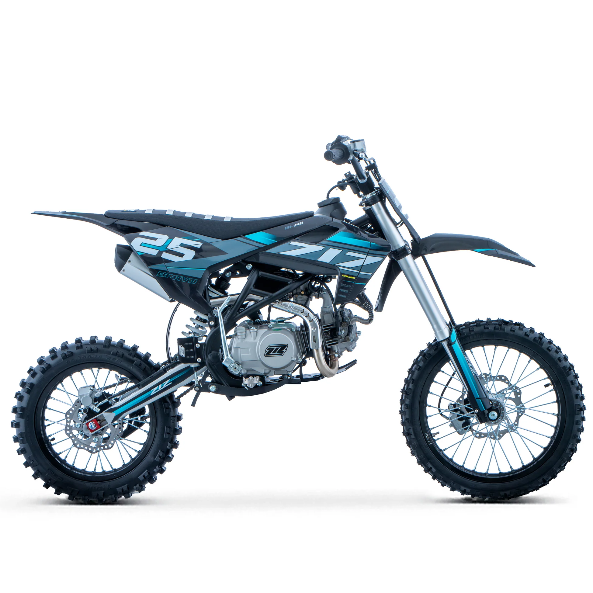 PIT BIKE 140CC 4T ACEITE 17/14 XL BRAVO ZIZ.RACING - Imagen 5