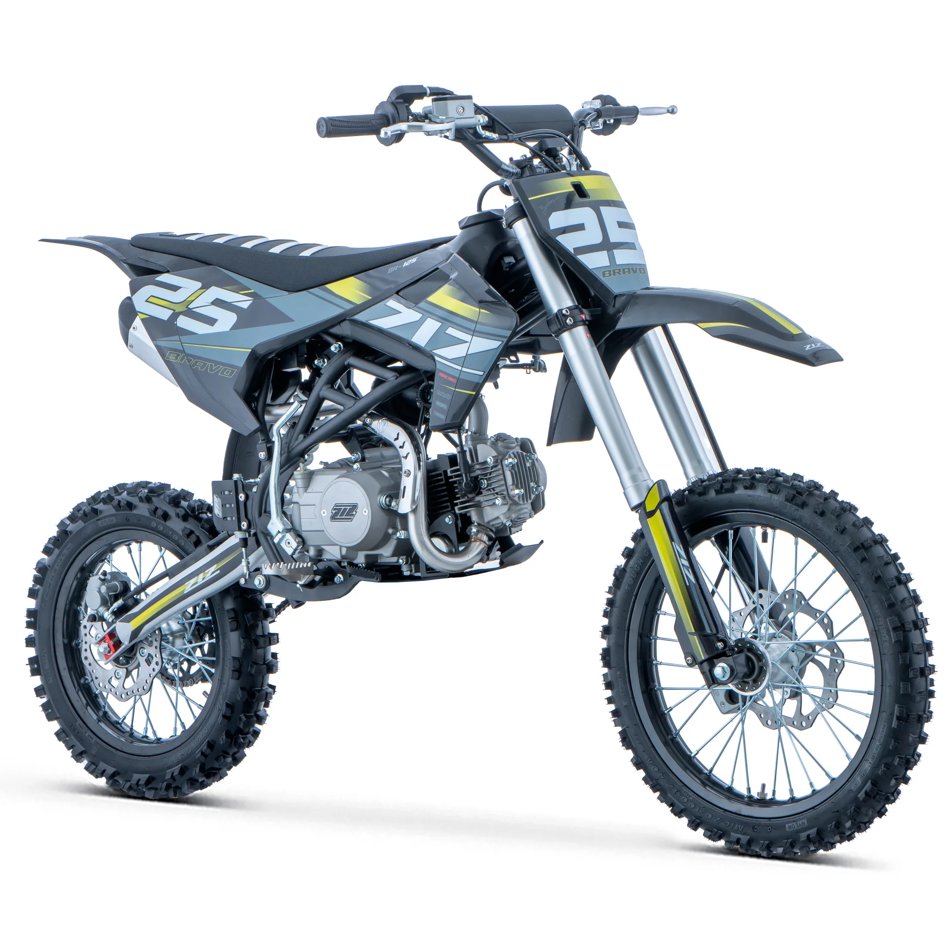 PIT BIKE 125CC 4T START-E 17/14 XL BRAVO ZIZRACING - Imagen 2