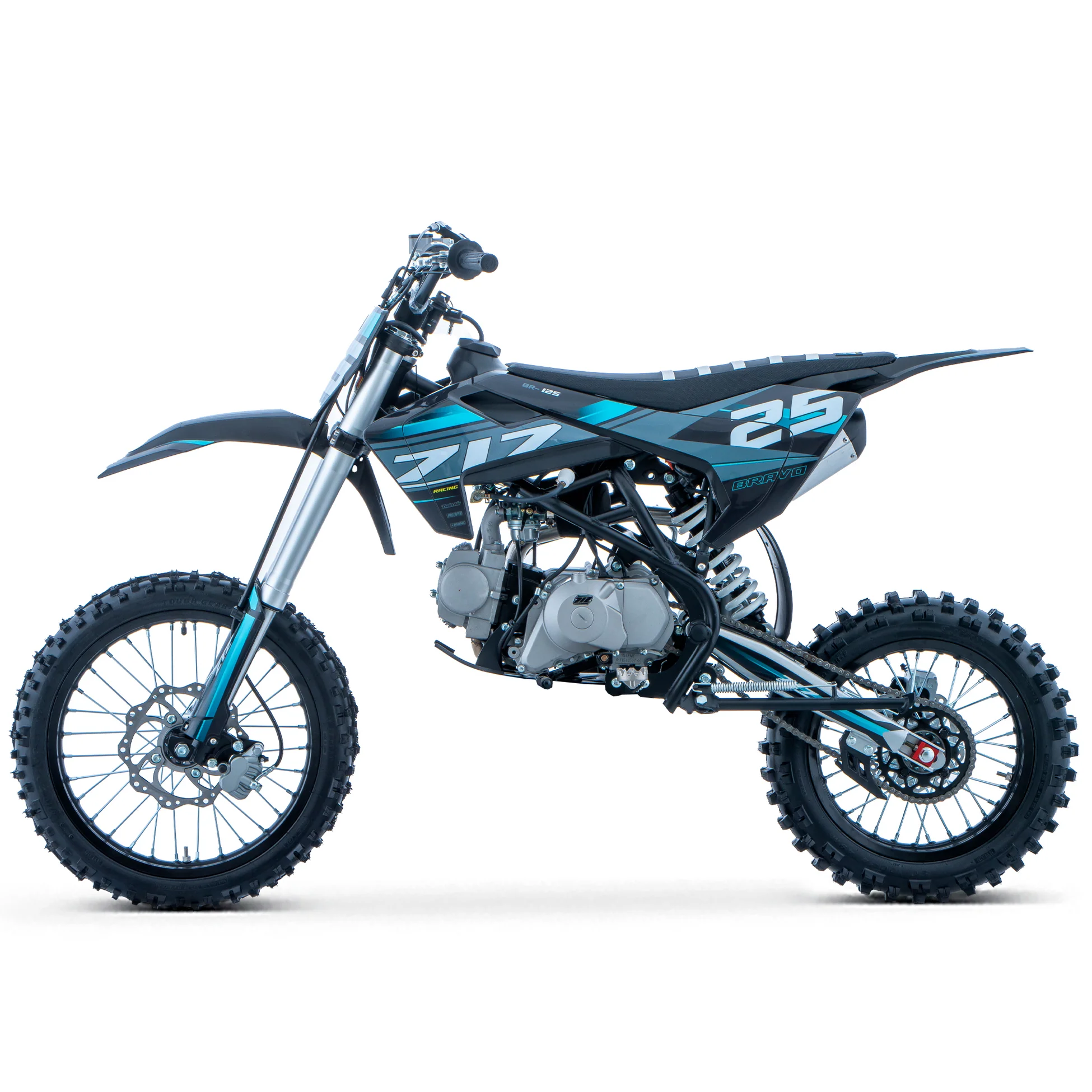 PIT BIKE 125CC 4T START-E 17/14 XL BRAVO ZIZRACING - Imagen 7