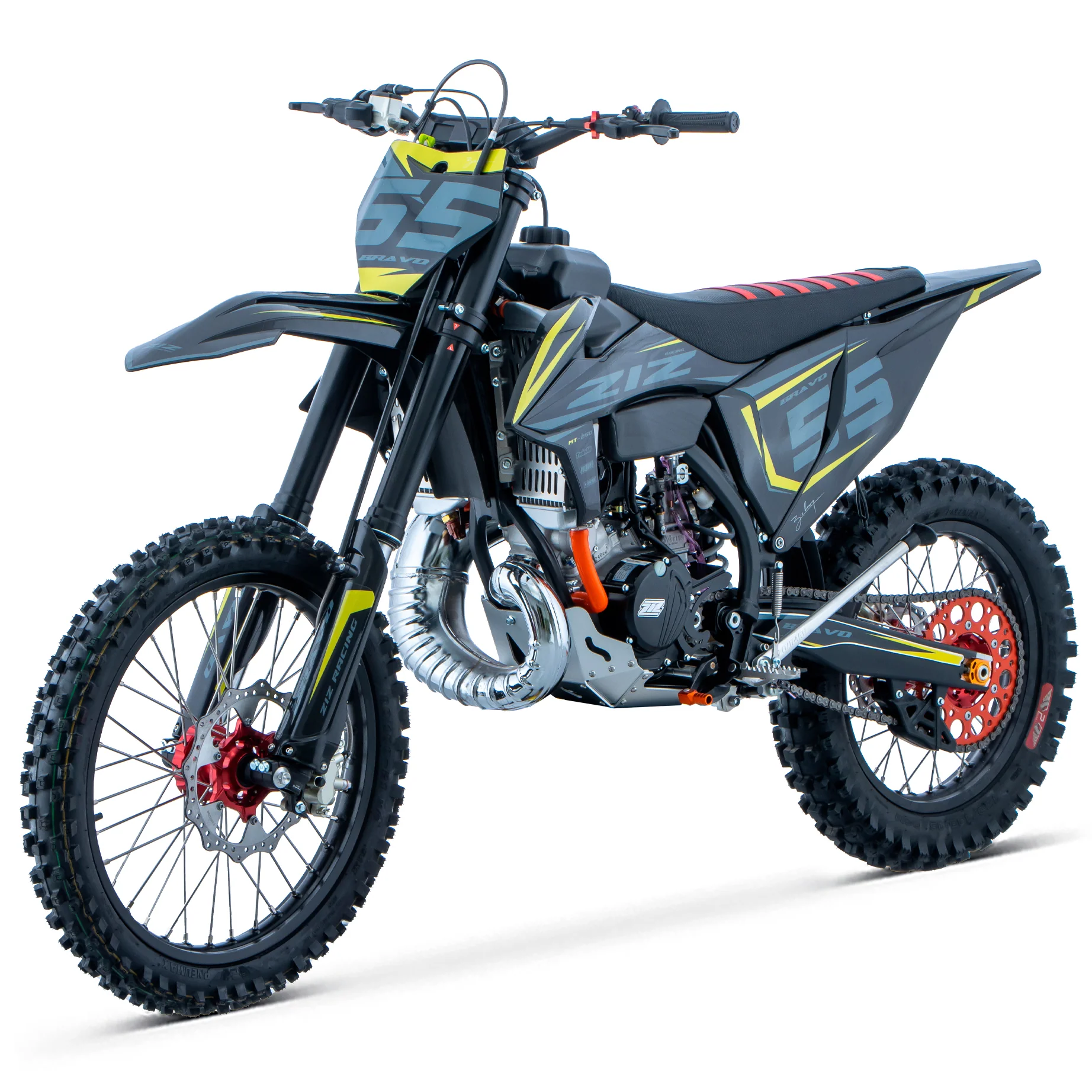MOTOCROSS 250CC 2T 36CV 21/18 BRAVO ZIZRACING - Imagen 2