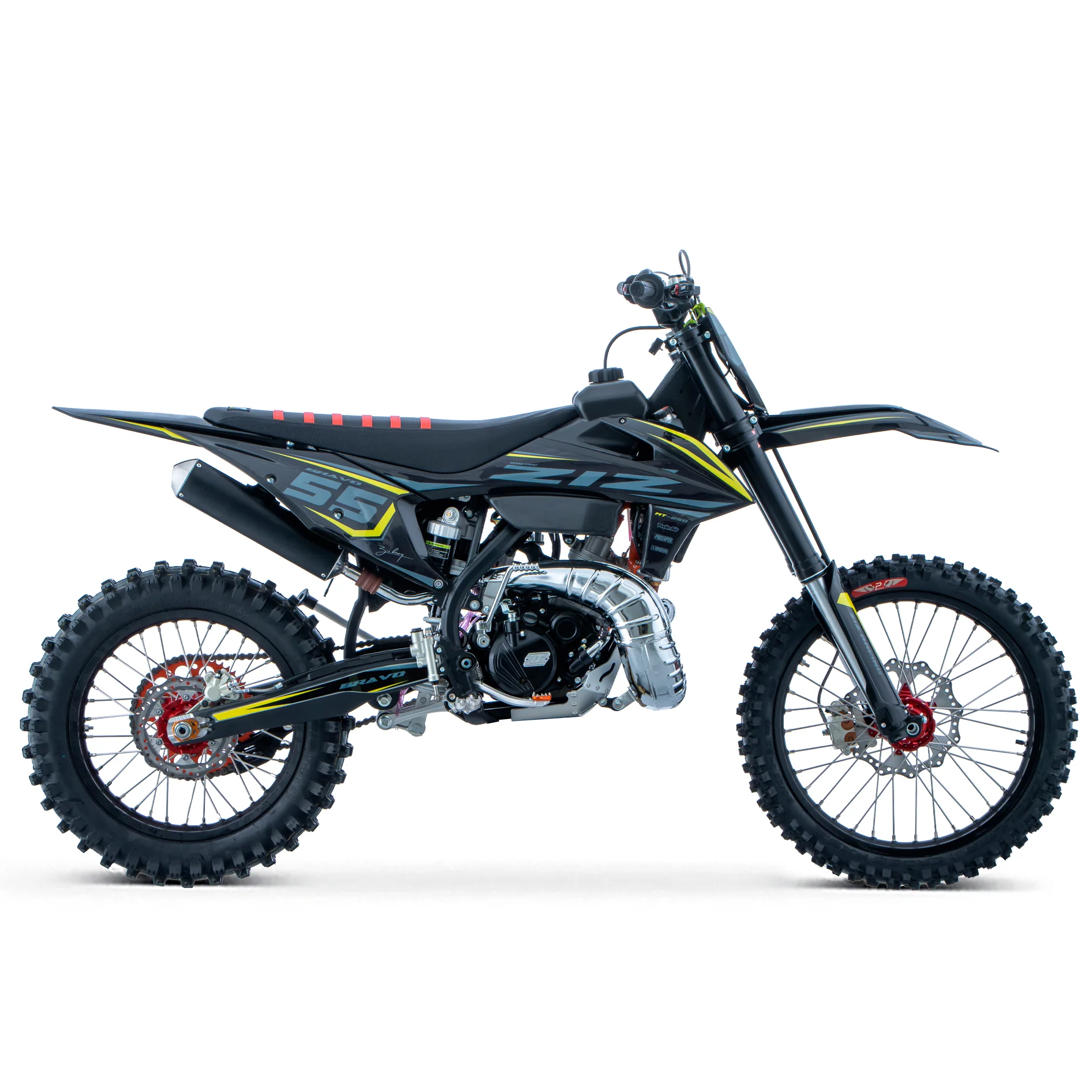 MOTOCROSS 250CC 2T 36CV 21/18 BRAVO ZIZRACING - Imagen 5