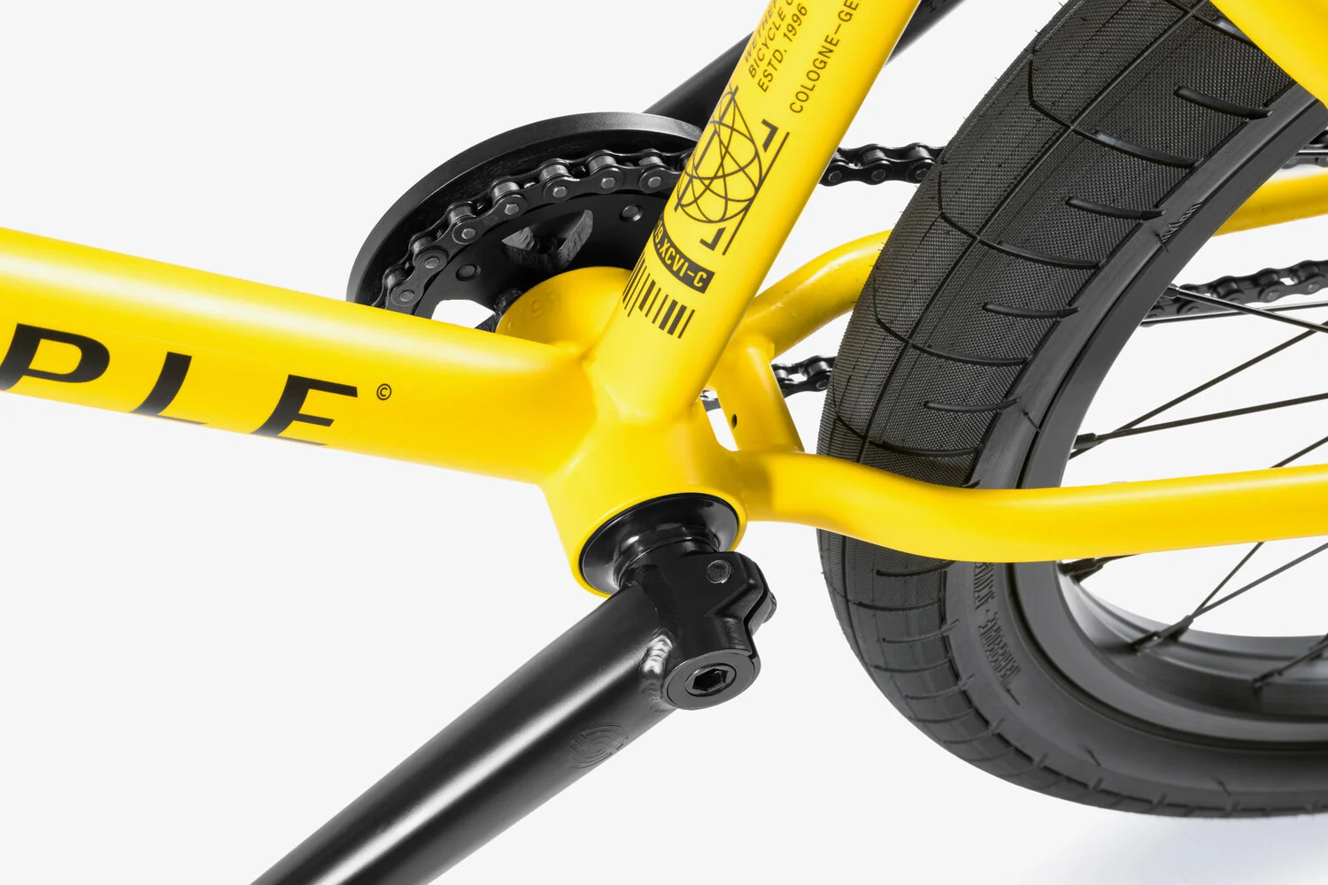 BICICLETA BMX WETHEPEOPLE JUSTICE 20.75" AMARILLO - Imagen 2