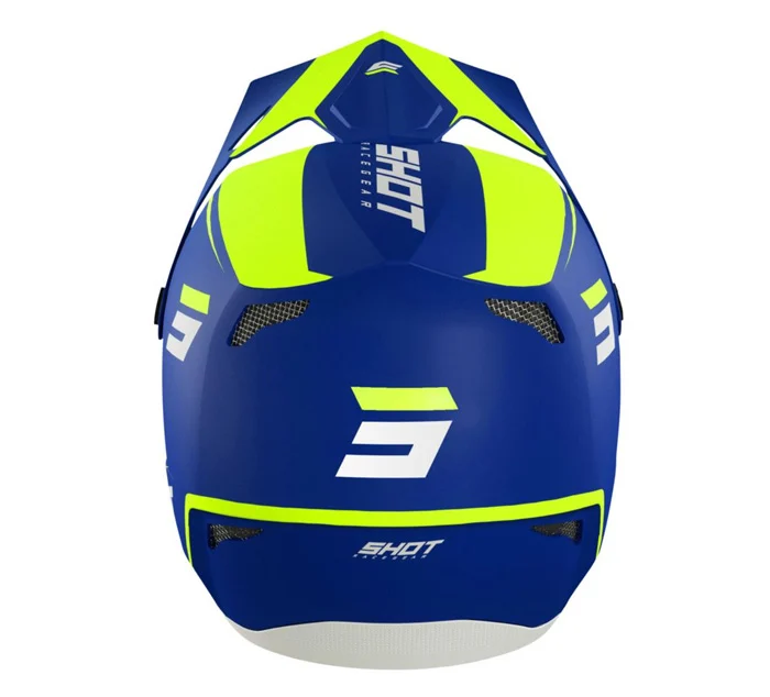 CASCO SHOT ROQUE UNITED AZUL-NEON - Imagen 2