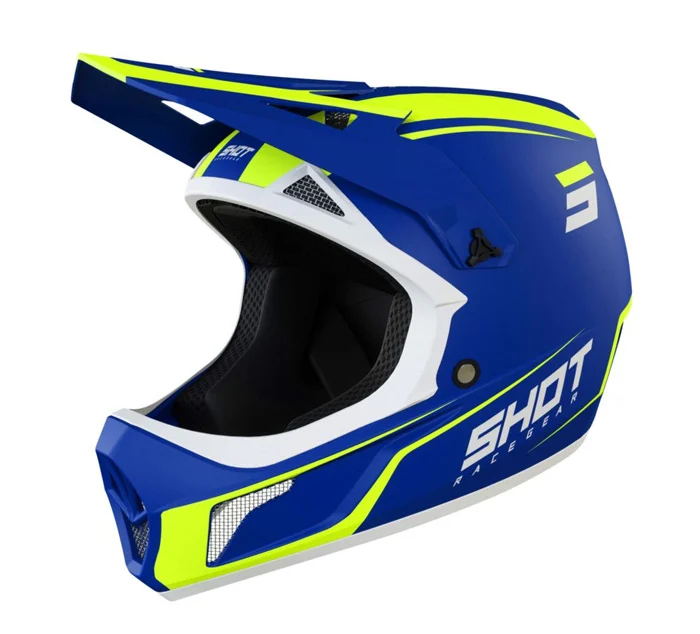 SHOT HELMET ROQUE UNITED NEON BLUE