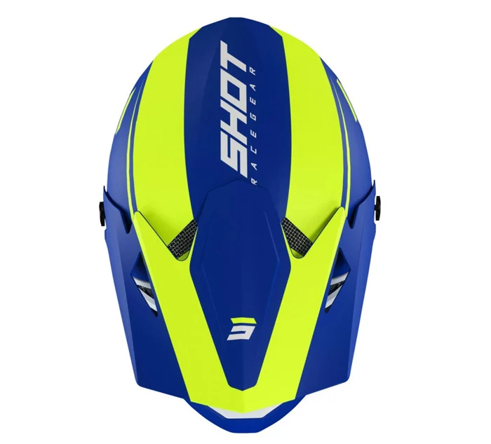CASCO SHOT ROQUE UNITED AZUL-NEON - Imagen 3