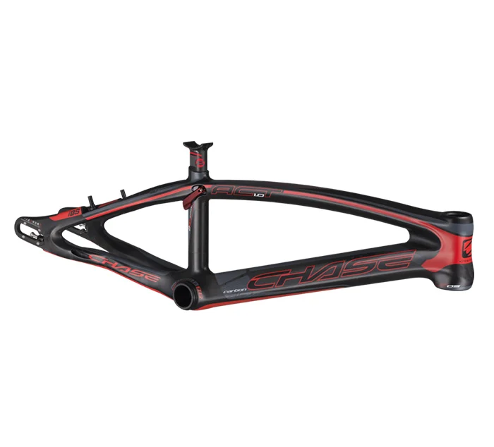 BMX FRAME CHASE ACT1.0 GLOSSY BLACK/RED