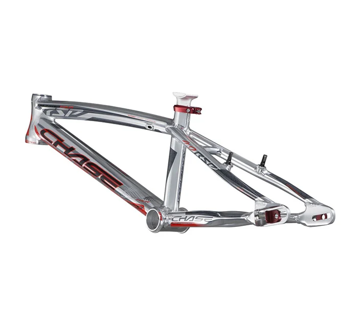 CUADRO BMX CHASE RSP 4.0 PLATA ROJO - Imagen 3