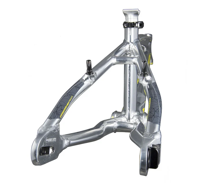 CUADRO BMX CHASE RSP 4.0 PLATA AMARILLO - Imagen 2