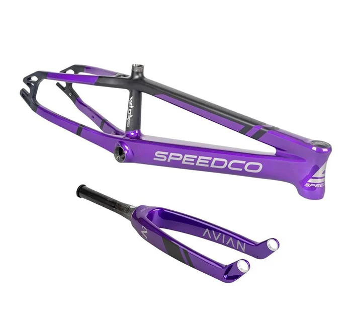 CUADRO /KIT BMX SPEEDCO VELOX EVO ROJO PURPLE