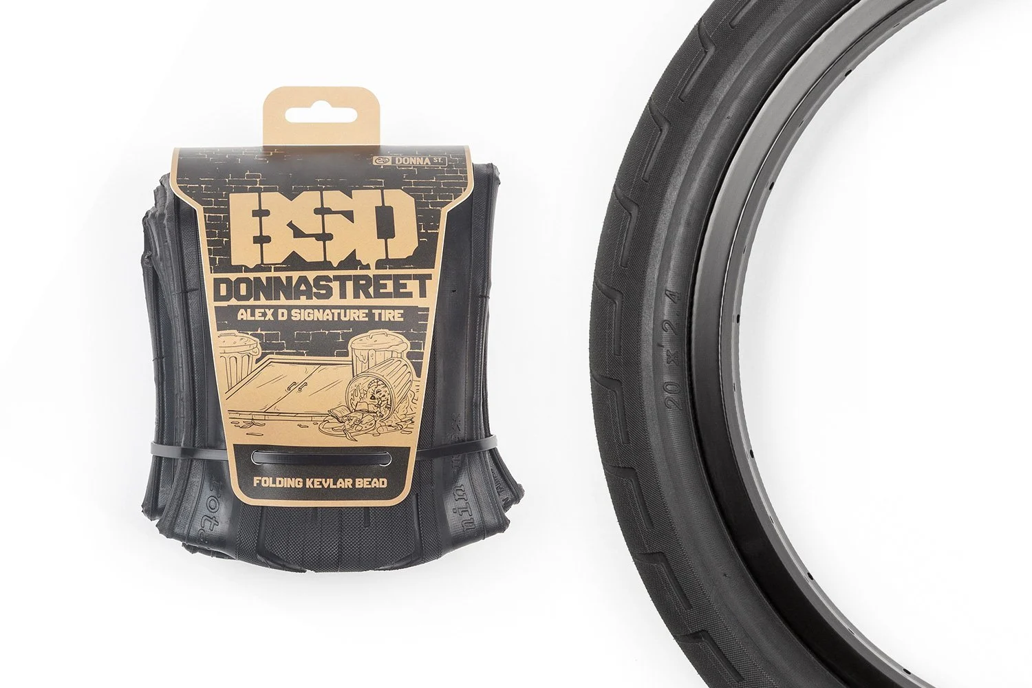 CUBIERTA BMX BSD ALEX DONNASTREET KEVLAR - Imagen 4