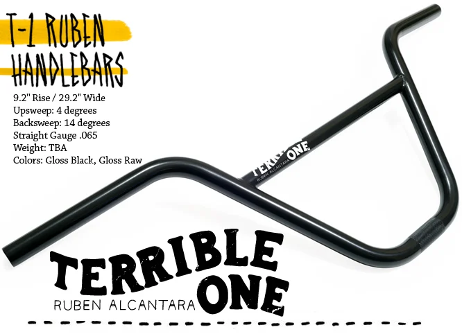 MANILLAR BMX TERRIBLE ONE RUBEN 9.2" - Imagen 2