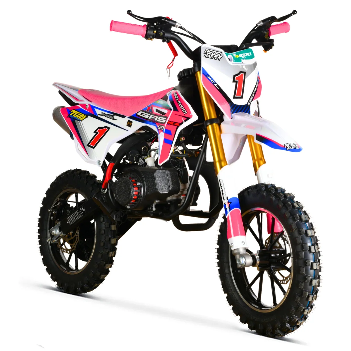 MINI CROSS 49CC 2T GASOLINA + ARRANQ ELECTRICO R10 - Imagen 3