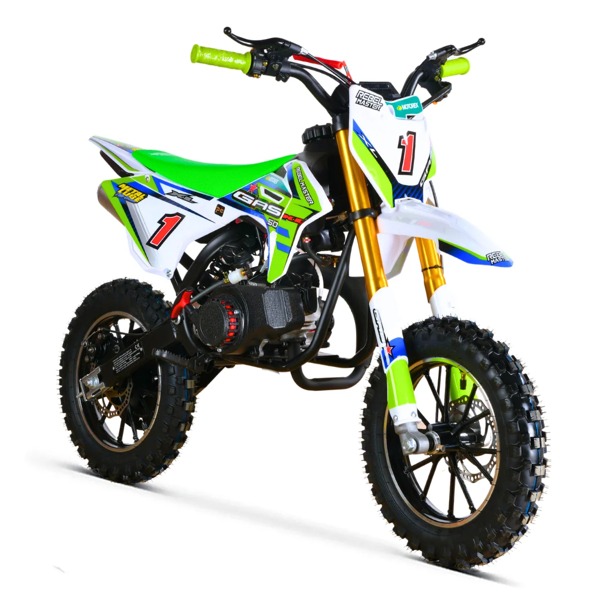 MINI CROSS 49CC 2T GASOLINA + ARRANQ ELECTRICO R10 - Imagen 4
