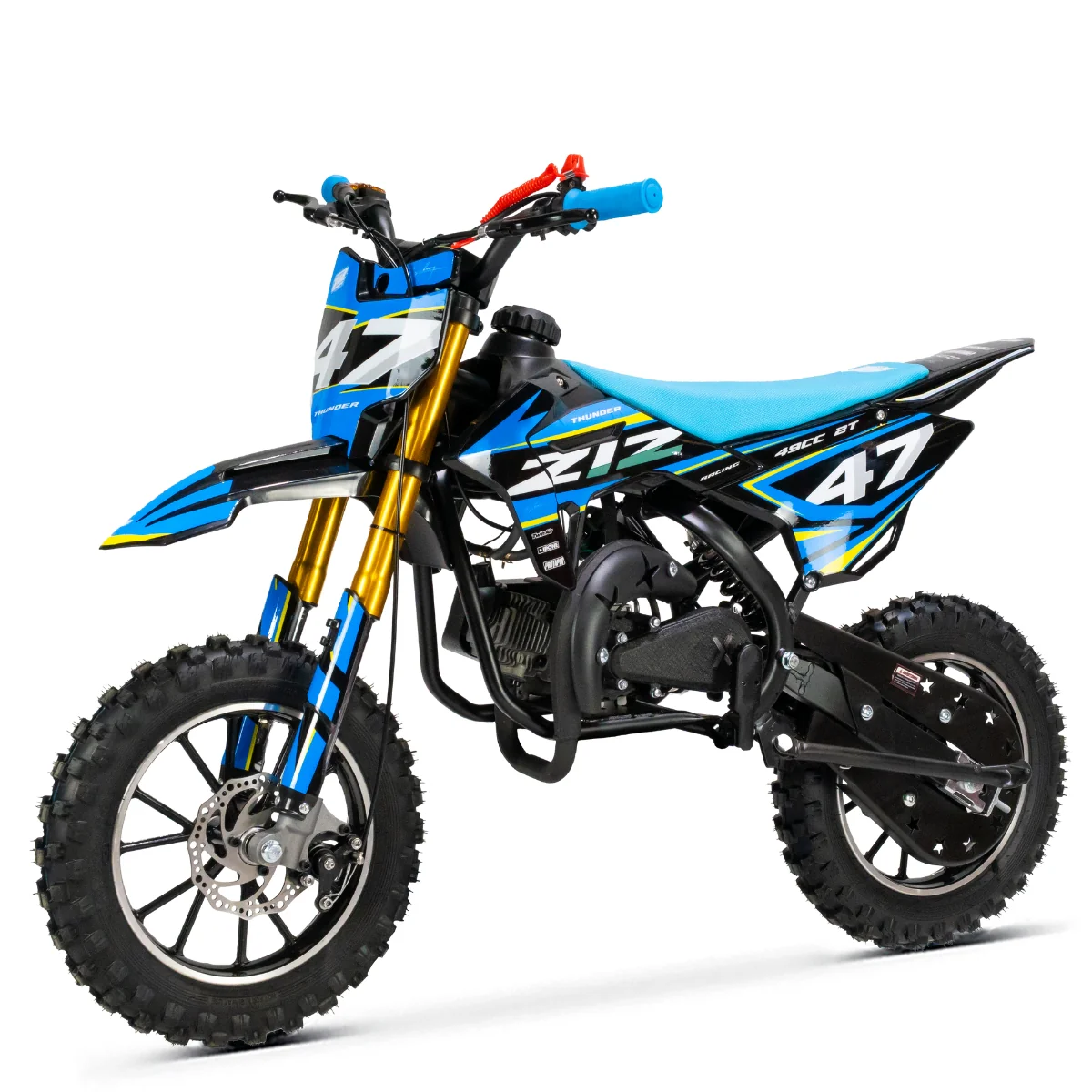 MINI MOTO CROSS ZIZ THUNDER - 49CC 2T 4.5CV - Imagen 3