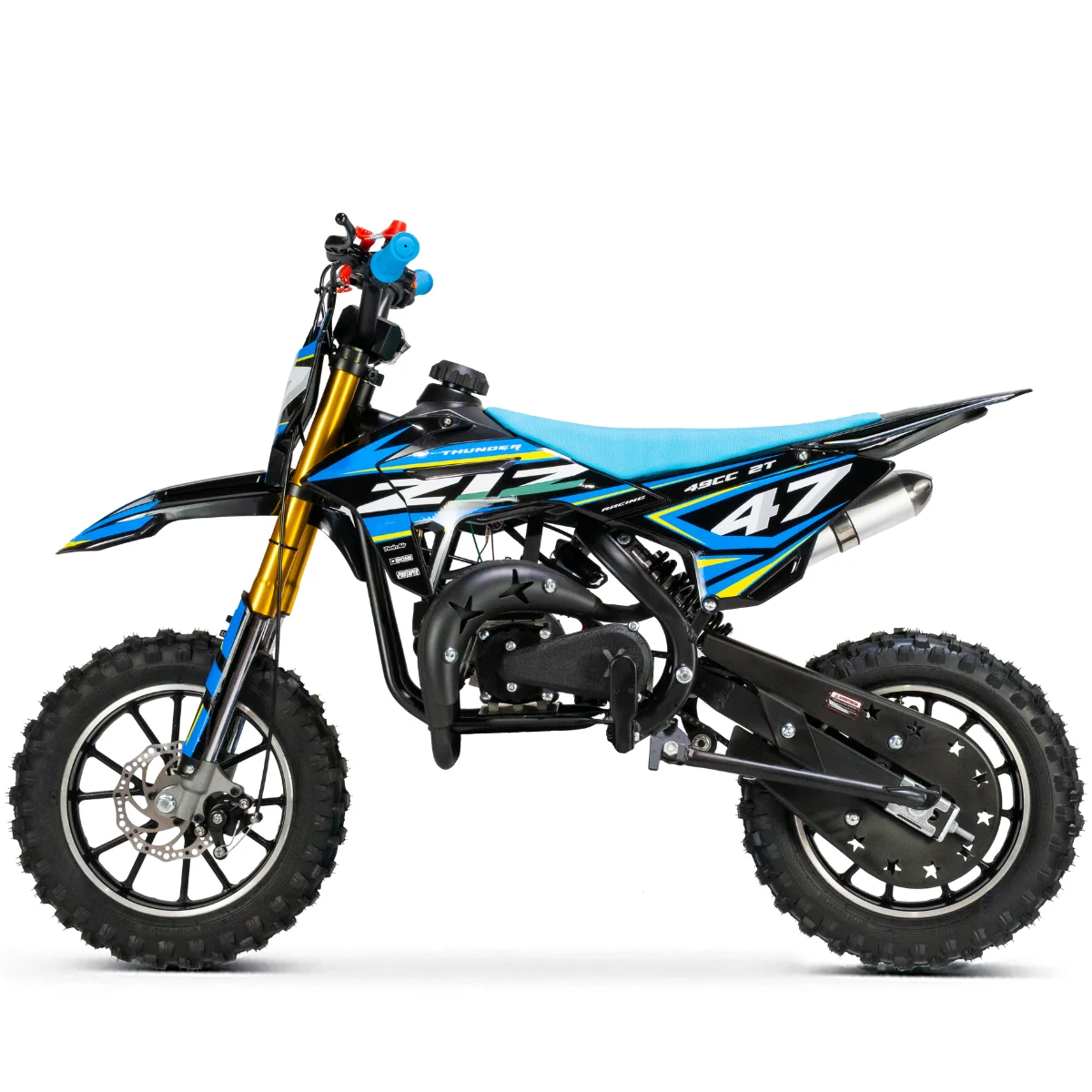 MINI MOTO CROSS ZIZ THUNDER - 49CC 2T 4.5CV - Imagen 11