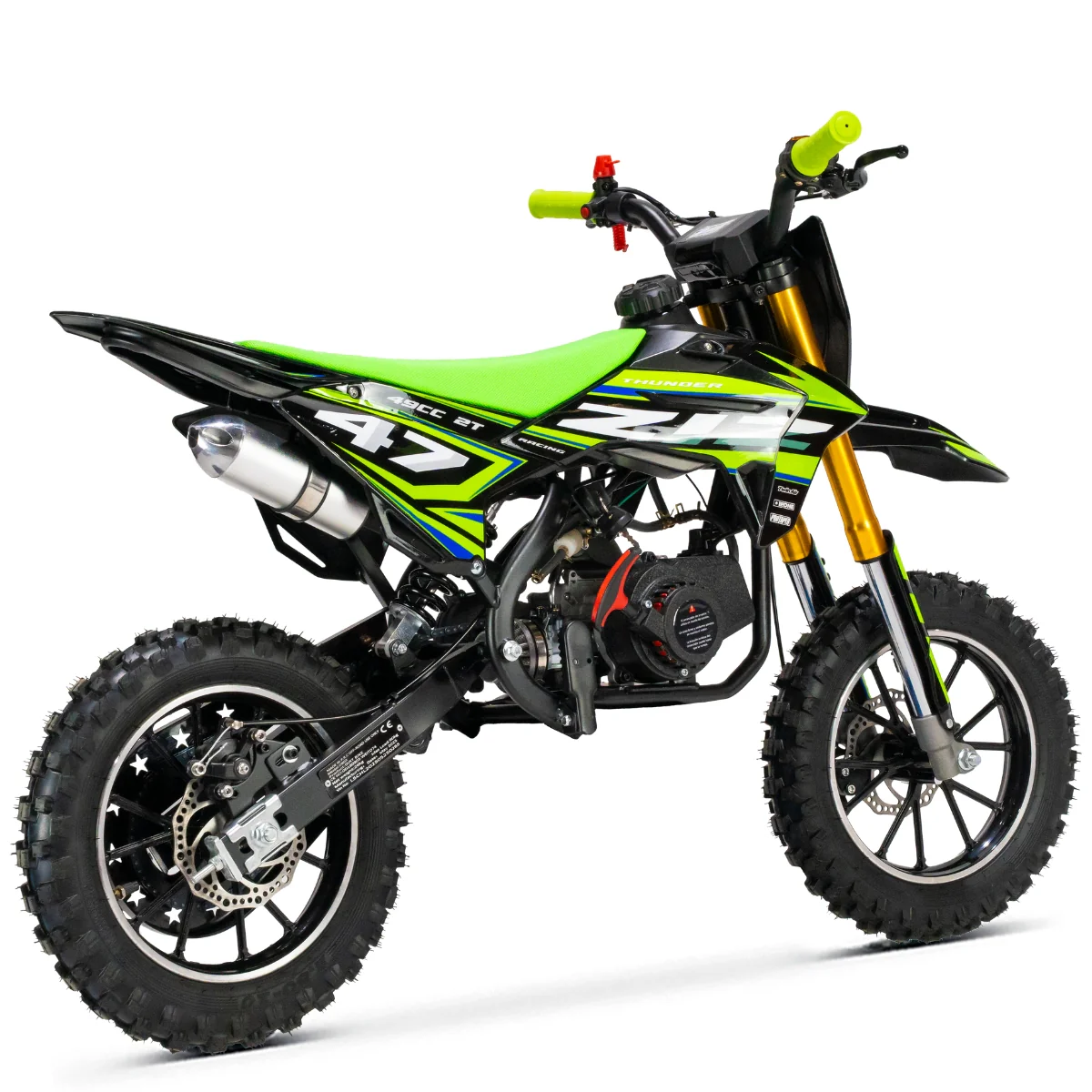 MINI MOTO CROSS ZIZ THUNDER - 49CC 2T 4.5CV - Imagen 10