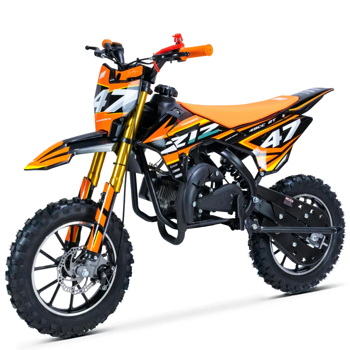 MINI MOTO CROSS ZIZ THUNDER - 49CC 2T 4.5CV - Imagen 6
