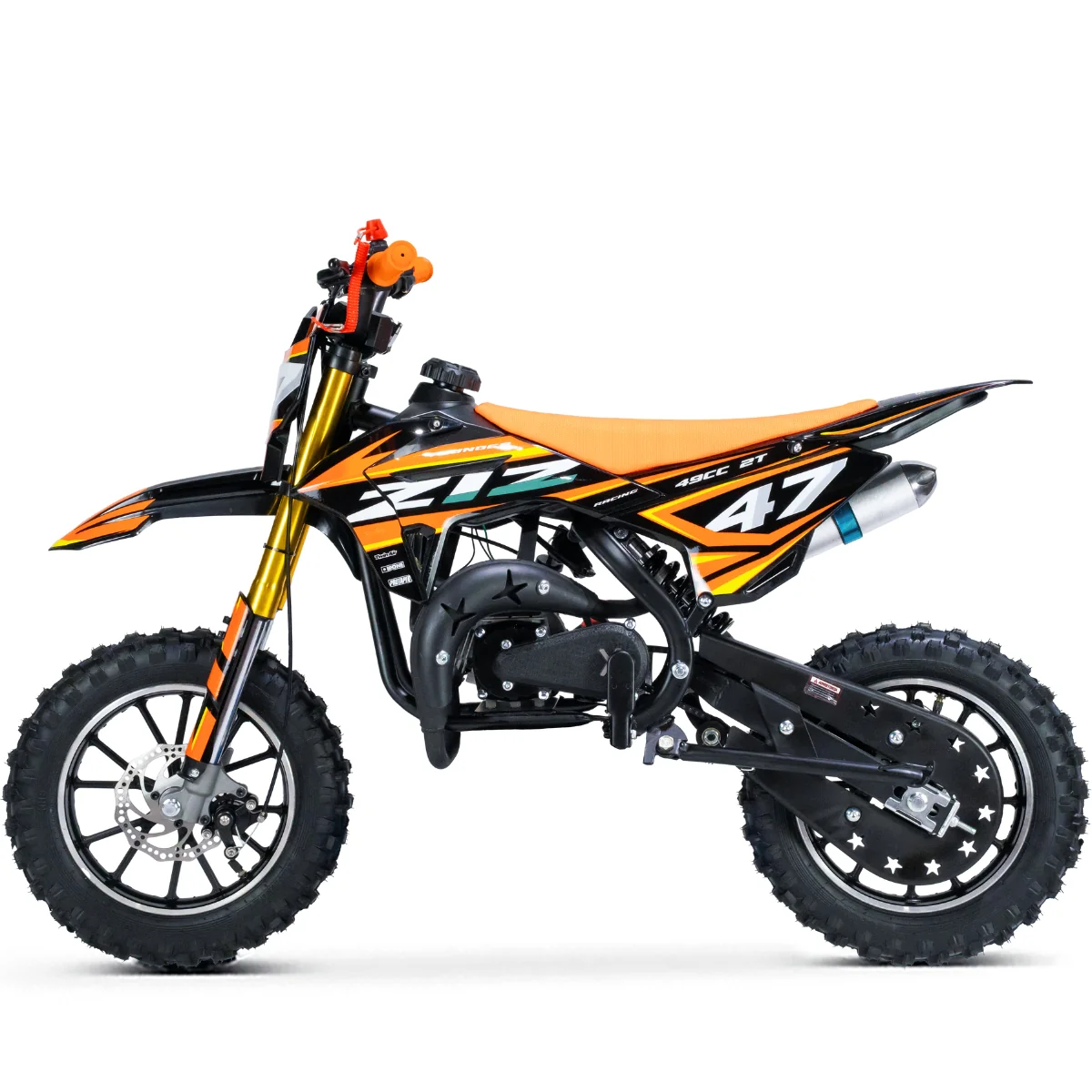 MINI MOTO CROSS ZIZ THUNDER - 49CC 2T 4.5CV - Imagen 9