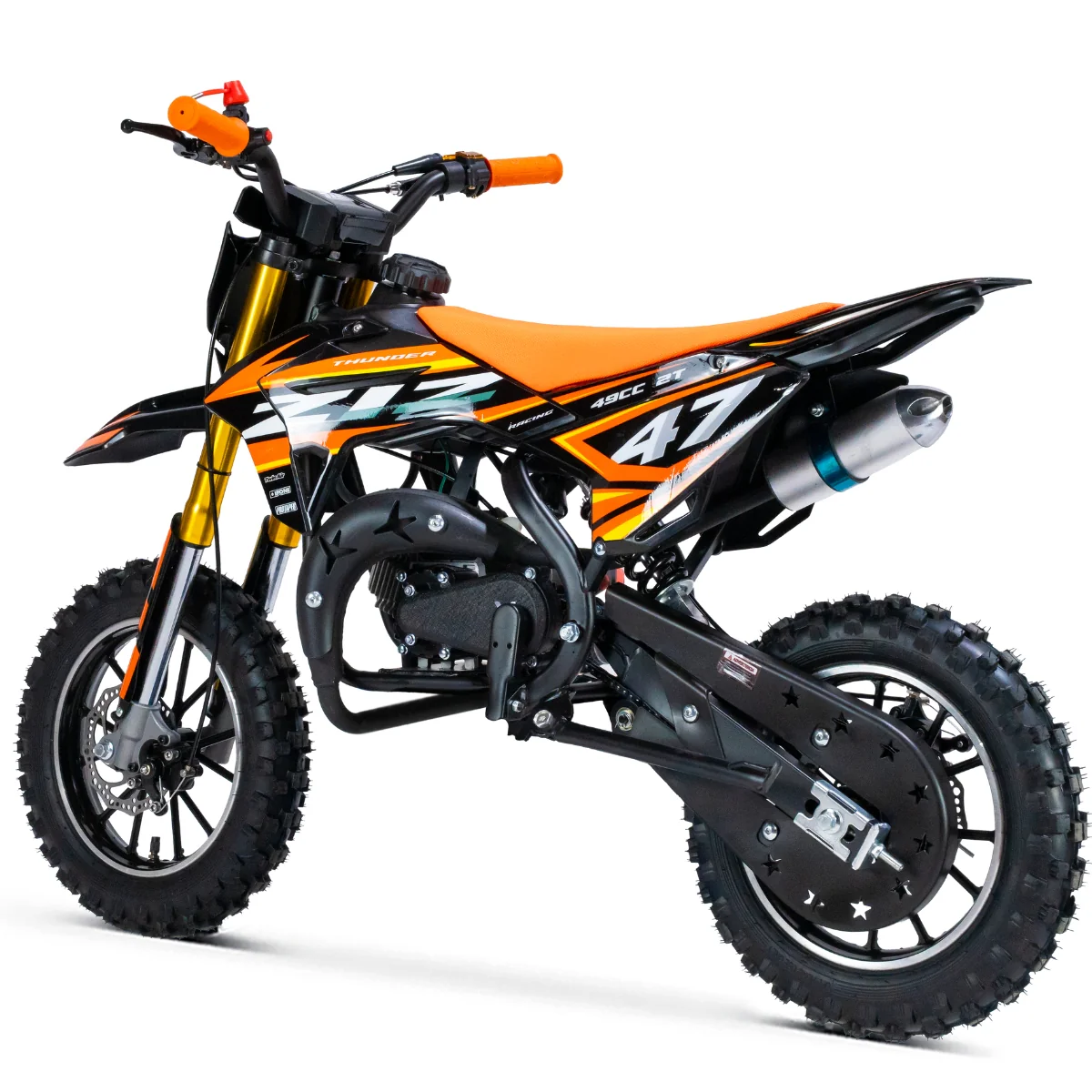 MINI MOTO CROSS ZIZ THUNDER - 49CC 2T 4.5CV - Imagen 8