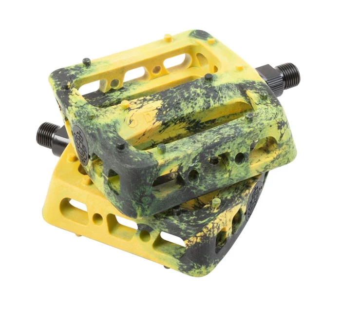 BMX PEDALS ODYSSEY TWISTED PRO MOSTAZA
