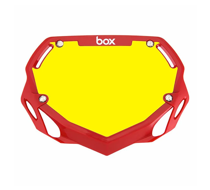 PLATE PORTA NUMERO BOX MINI RED