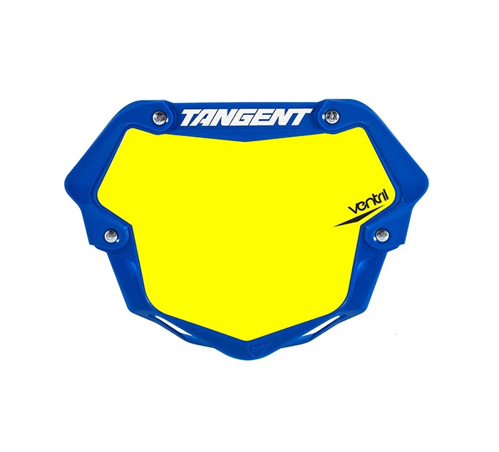 PLACA PORTA NUMERO TANGENT VENTRIL 3D PRO AZUL