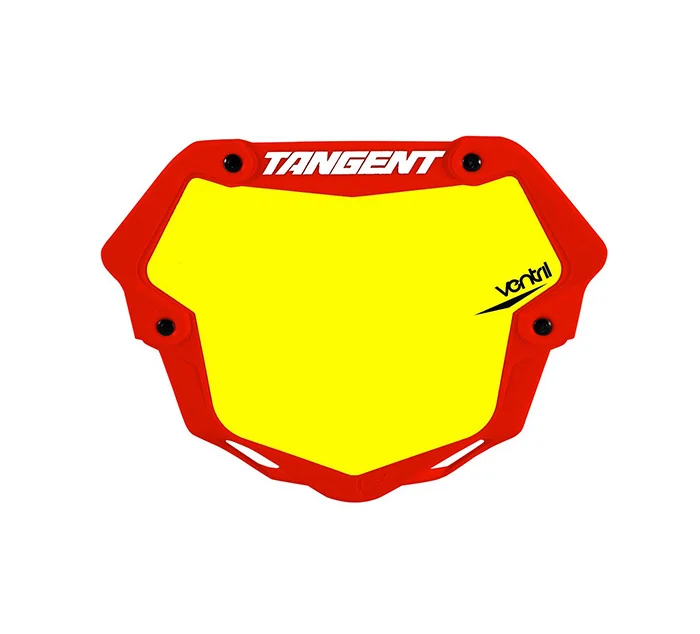 PLATE PORTA NUMERO TANGENT VENTRIL 3D PRO RED