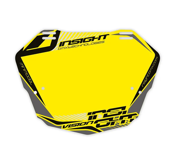 PLACA PORTA NUMERO INSIGHT VISION 2 MINI BLACK