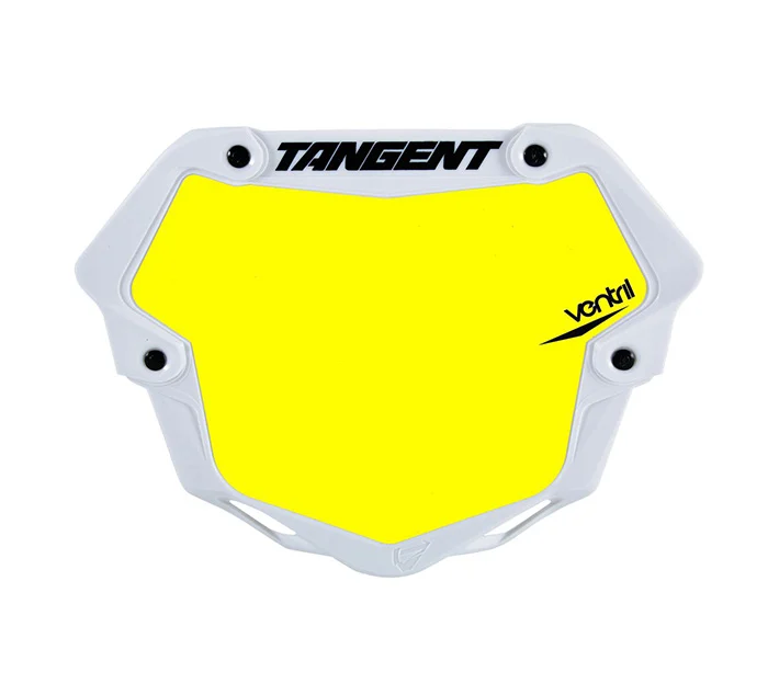 PLATE PORTA NUMERO TANGENT VENTRIL 3D PRO WHITE