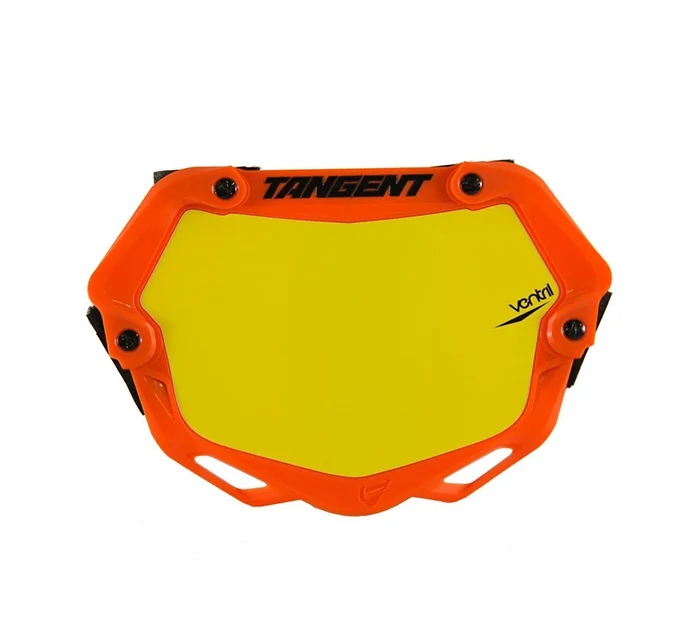 PLACA PORTA NUMEROS TANGENT MINI NARANJA