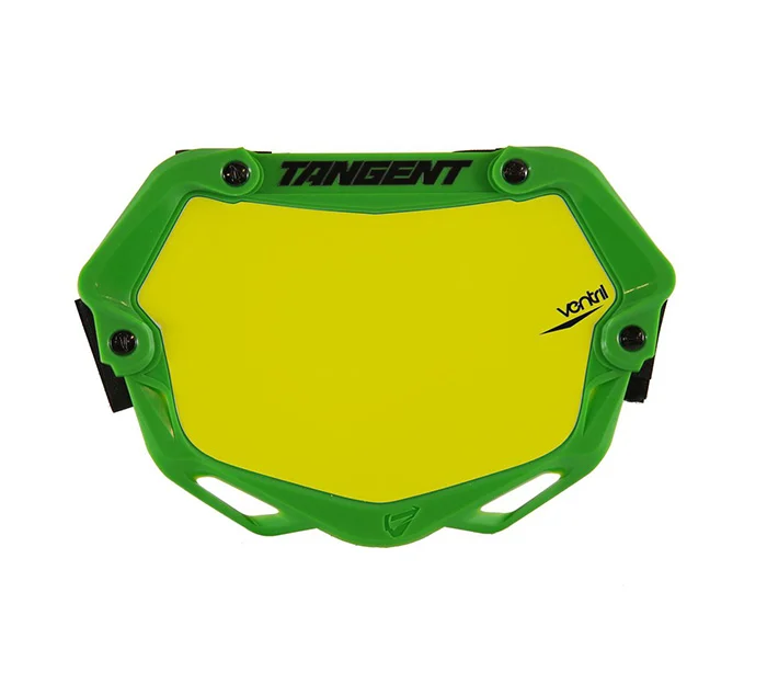 PLACA PORTA NUMEROS TANGENT MINI VERDE