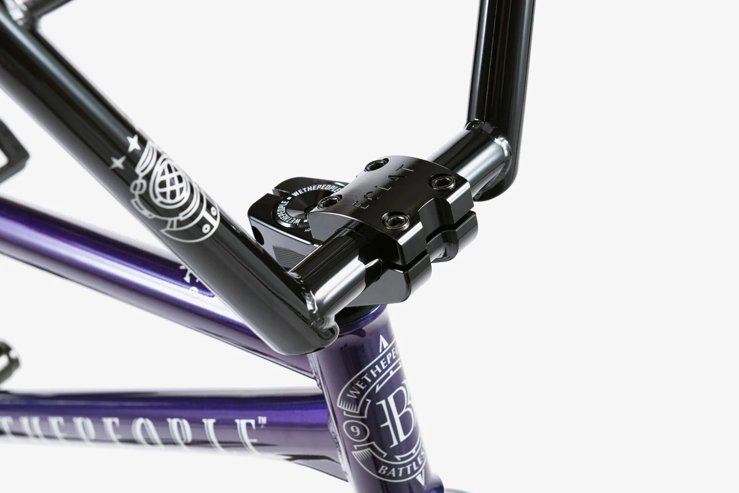 BICICLETA BMX WETEHPEOPLE BATTLESHIP AZUL 20.75" - Imagen 4