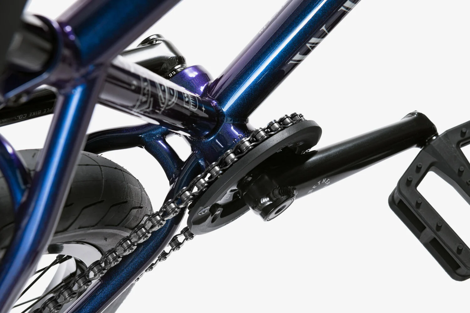 BICICLETA BMX WETEHPEOPLE BATTLESHIP AZUL 20.75" - Imagen 5