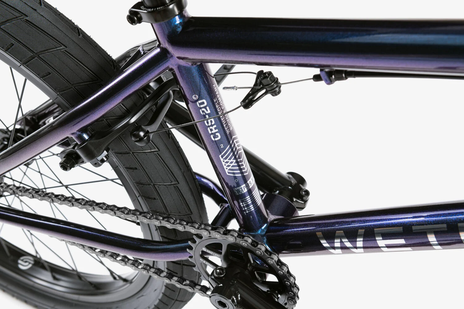 BICICLETA BMX WETHEPEOPLE CURSE MORADA 20.25" - Imagen 6