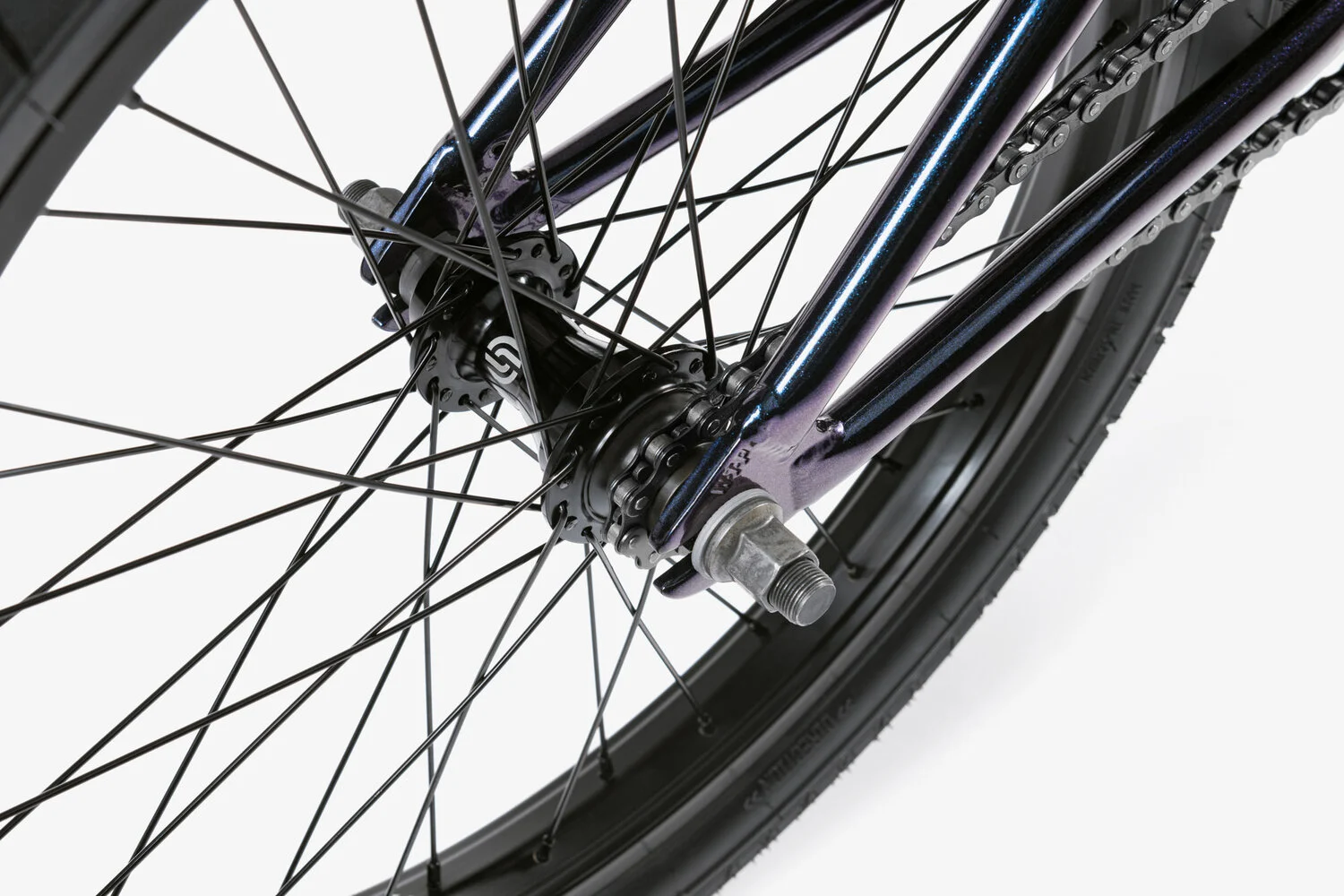 BICICLETA BMX WETHEPEOPLE CURSE MORADA 20.25" - Imagen 7
