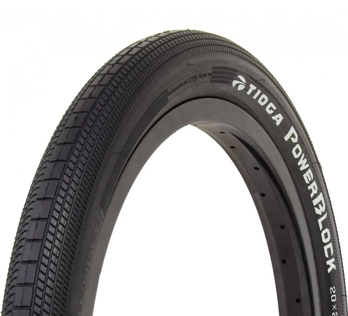 BMX TIRE TIOGA POWERBLOCK WIRE BEAD