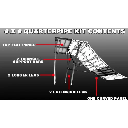 RAMPA PORTATIL FRESHPARK QUARTER PIPE EXTENSION - Imagen 2