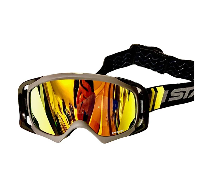 STAY STRONG GOGGLES RACE DVSN GREY BLACK