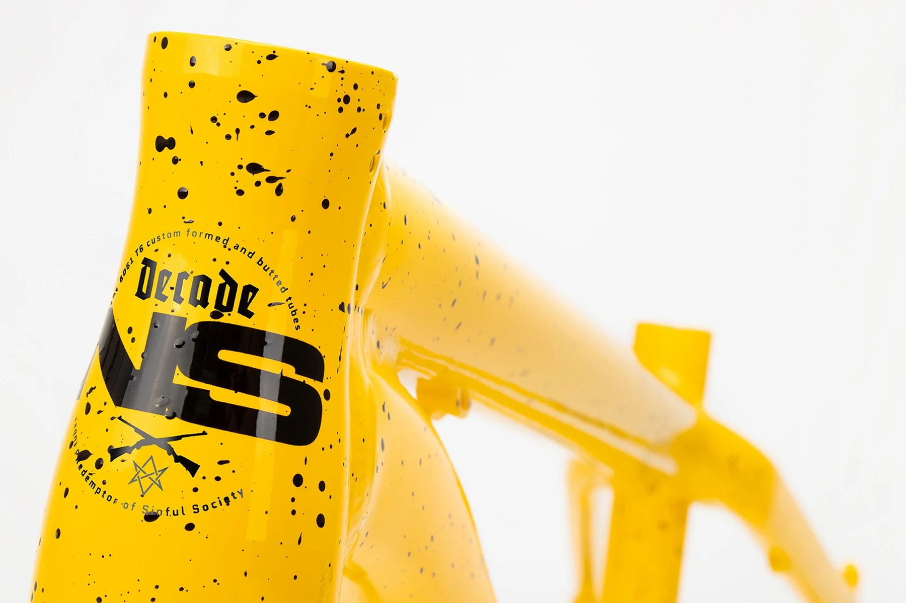 CUADRO MTB NS BIKES DECADE YELLOW - Imagen 2