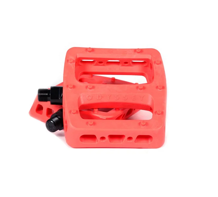 PEDALES BMX ODYSSEY TWISTED PRO ROJO