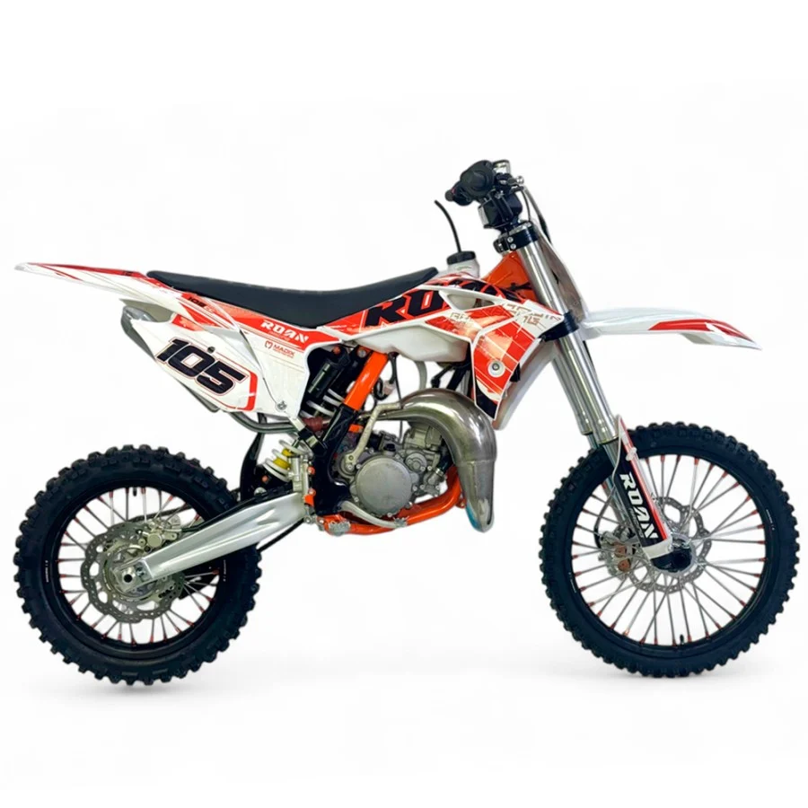 PIT BIKE 105CC ROAN SX105 2T AGUA 19/16" - Imagen 3