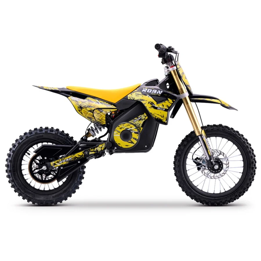 PIT BIKE ELÉCTRICA 1800W ROAN 903 14/12" - Imagen 4