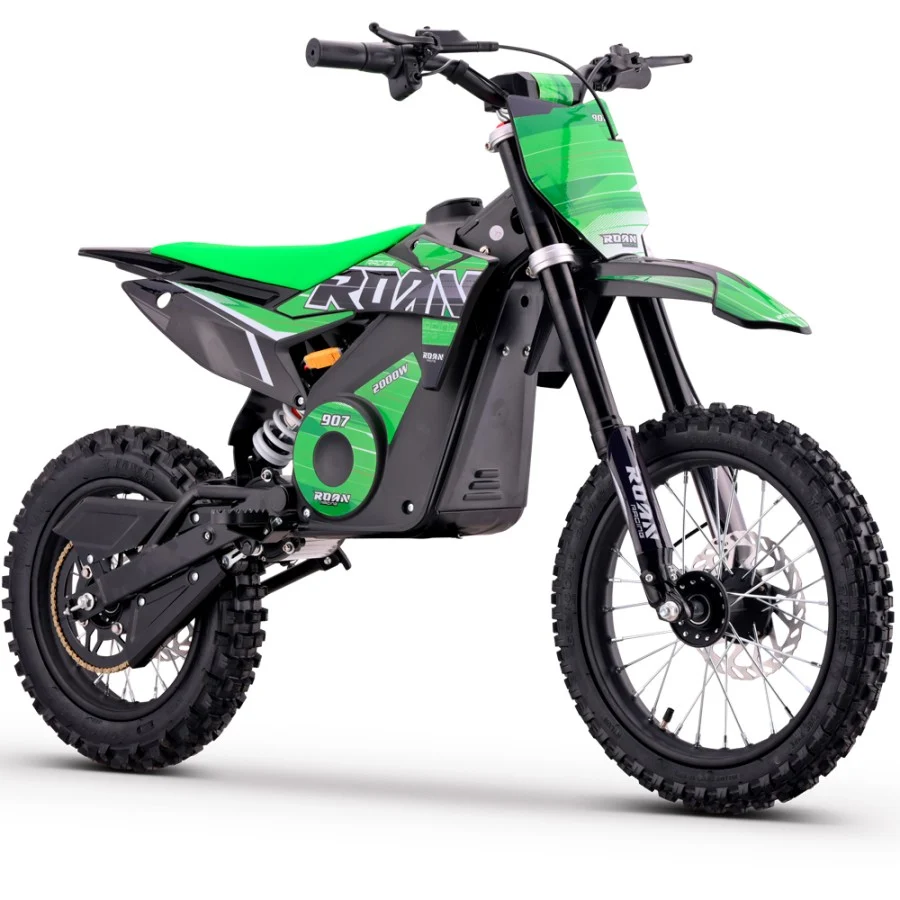 PIT BIKE ELÉCTRICA ROAN 907 2000W 48V 13Ah LITIO BRUSHLESS - Imagen 4
