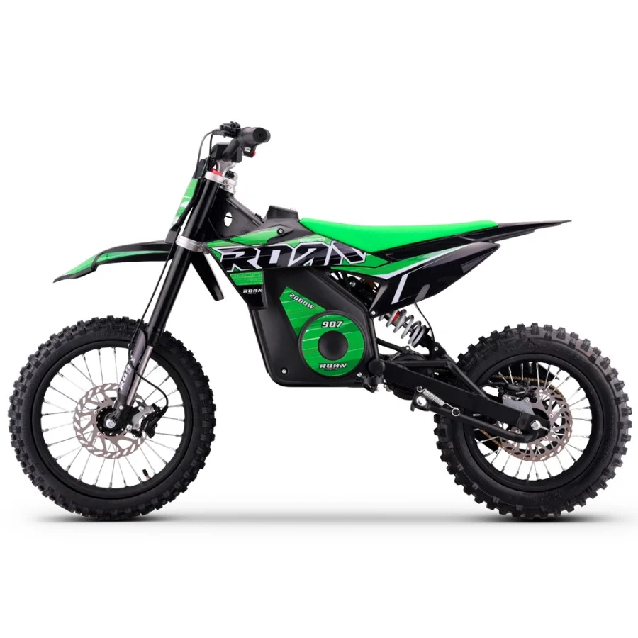 PIT BIKE ELÉCTRICA ROAN 907 2000W 48V 13Ah LITIO BRUSHLESS - Imagen 3